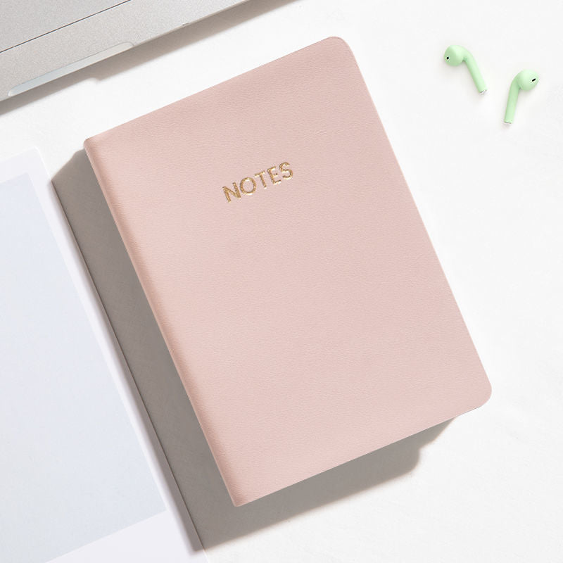 Exquisite Soft Cover Notebooks A6 PU Leatherette Work Meeting Notepad Lined/Squared/Plain Journal Portable Student Diary