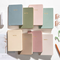 Exquisite Soft Cover Notebooks A6 PU Leatherette Work Meeting Notepad Lined/Squared/Plain Journal Portable Student Diary